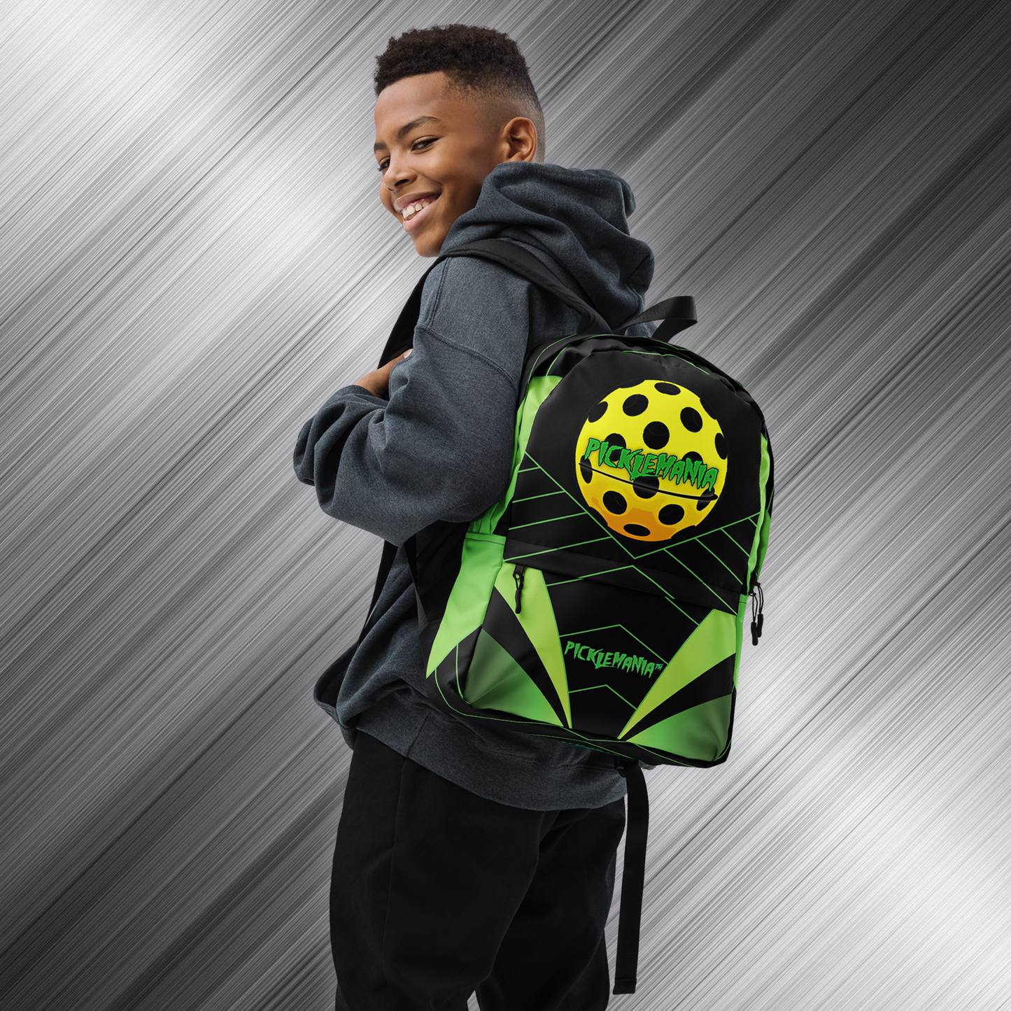 PickleMania | Pickleball Backpack - Black