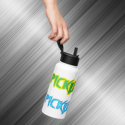 PickleMania | Pickleball Water Bottle - Stainless Steel