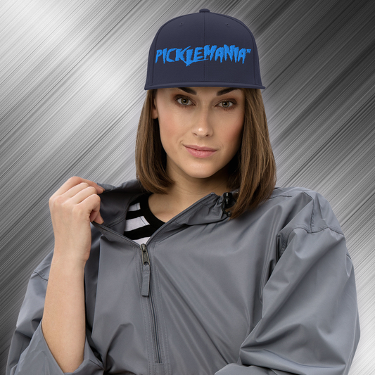 PickleMania Snapback Hat - Ocean Blue