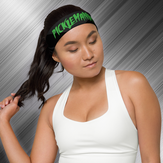 PickleMania | Pickleball Headband - Classic Green