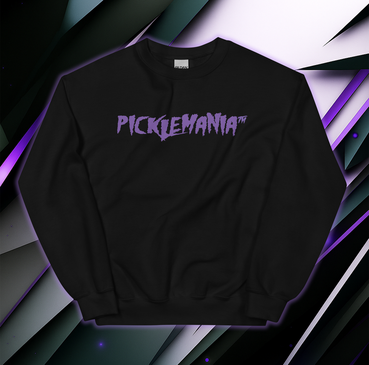 PickleMania | Premium Pickleball Sweatshirt - Bold Purple