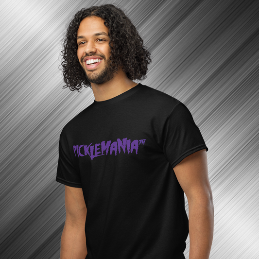 PickleMania | Pickleball T-Shirt - Bold Purple