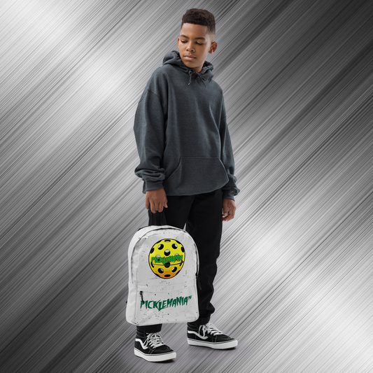 PickleMania | Pickleball Backpack - White
