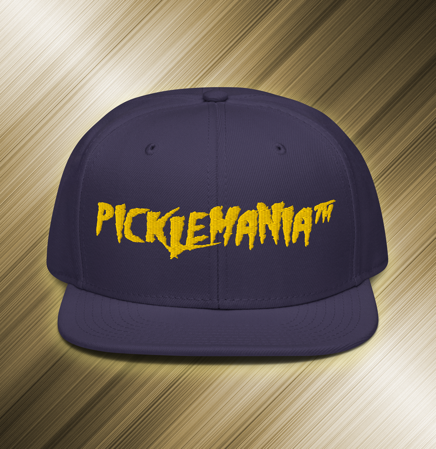 PickleMania | Snapback Hat - Golden Yellow