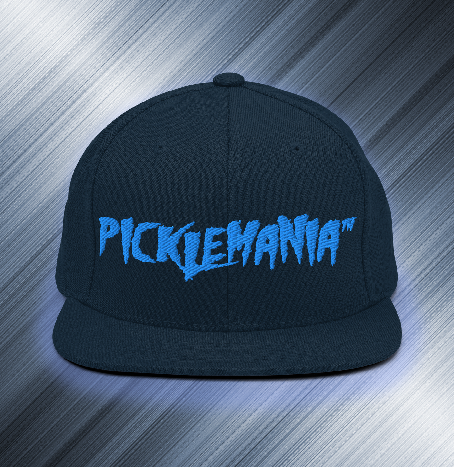 PickleMania Snapback Hat - Ocean Blue