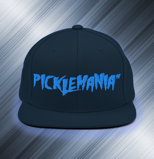 PickleMania Snapback Hat - Ocean Blue