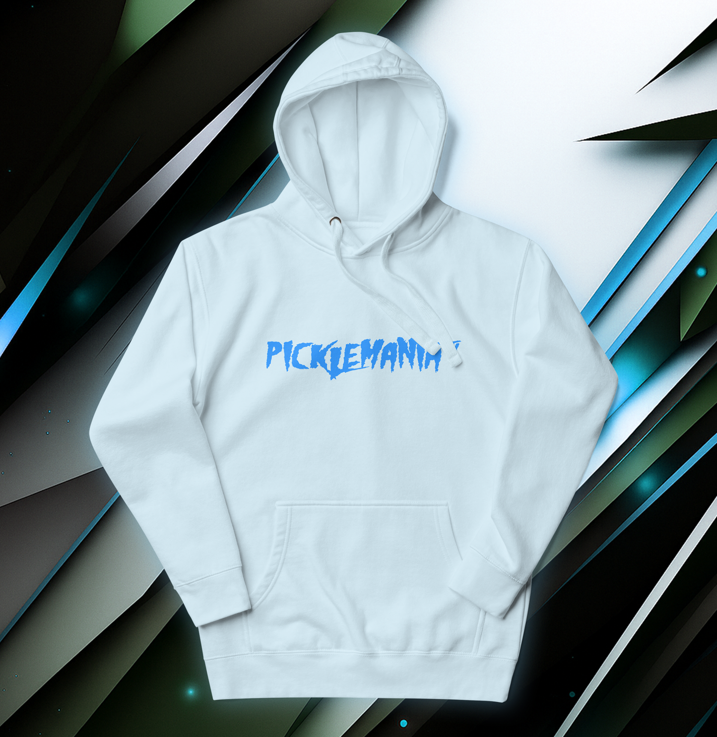PickleMania | Premium Pickleball Hoodie - Ice Blue