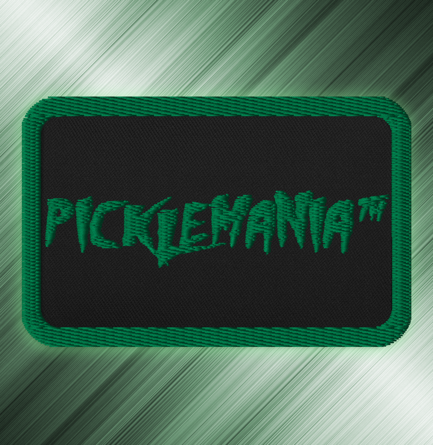 PickleMania Branded Patch - Classic Green