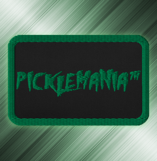 PickleMania Branded Patch - Classic Green