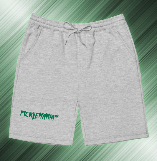 PickleMania | Fleece Pickleball Shorts - Classic Green