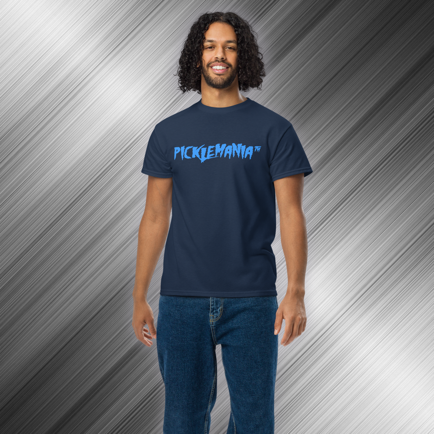 PickleMania | Pickleball T-Shirt - Ocean Blue