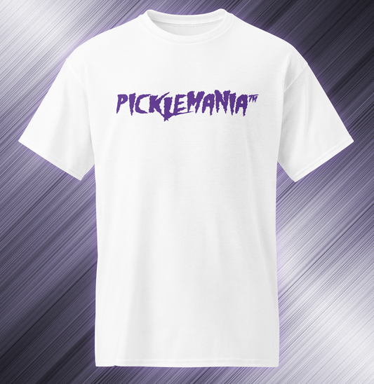 PickleMania | Pickleball T-Shirt - Bold Purple