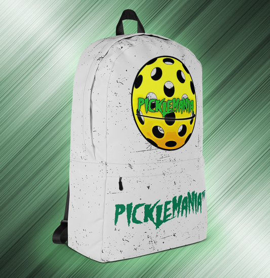 PickleMania | Pickleball Backpack - White